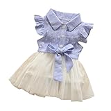 xilalu for 6 – 24 m、キッズ赤ちゃん女の子Lovely Little Princess bow-knot装飾スプライスチュールドレス カラー: ピンク