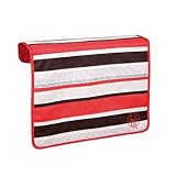 レッシグ マザーズバッグ クラッシック メッセンジャー フロントカバー ボーダーレッド LFT102F