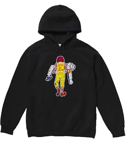 Amazon.co.jp: [BLACK REBEL] パロディ プリント パーカー バンダナ