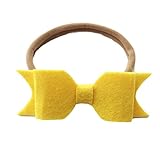 academyus幼児用女の子フェルトヘアバンドリボンブレスレットアクセサリー表示 US サイズ: 3cm x 9.5cm/1.18" x 3.74" カラー: イエロー