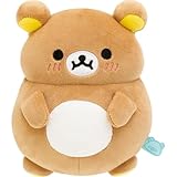 サンエックス(San-X) リラックマ ｢みんなでまんぷくまくまく｣ まんぷくコロコロぬいぐるみ リラックマ MO65701 サイズ：H17×W12.5×D11cm
