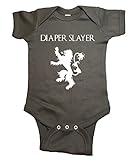 Game of Thrones Baby One Piece " Diaper Slayer "ボディスーツ カラー: ブラック