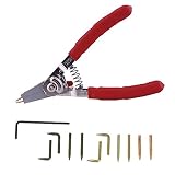 Urrea 381 Retaining Ring Pliers Set, 10-Piece [並行輸入品]
