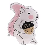 D DOLITY 全２種　子供　人形のおもちゃ　動物のぬいぐるみ　枕　可愛い　贈り物　写真道具 - リス