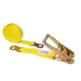 2 " x 27 'ラチェットストラップW /フラットスナップフック（10パック）