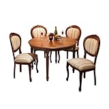 ヴェローナ クラシック ダイニング5点セット (テーブル幅110cm+チェア4脚) [■] 組立設置付き