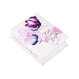 Ya jin花パターンスリップでフォトアルバム100ホルダー6 x 4 "写真理想的なギフト パープル YJUKWJ30-4