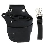 Kesoto PUレザー　サロン　理髪師　鋏ツールホルダー　ウエストベルト　スタイラー　理髪袋　バーバーツールバッグ