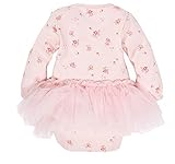 （ワボーズ） Waboatsベビー春と秋韓国スタイル コットン長袖シャツと糸ガーゼスカート蝶ネクタイ付きセット 子供セット ピンク 100