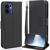 【WenziLior】 OPPO Reno13 A 用 ケース 手帳型 ストラップ OPPO Reno13A カバー 適用 OPPOReno13A CPH2699 A501OP 手帳ケース オッポ リノ13A 携帯カバー オッポリノ13A スマホケース おっぽ リノ13 A 手帳 case ストラップ付き マグネット カード入れ カード収納 スタンド機能 スマホケース ブラック