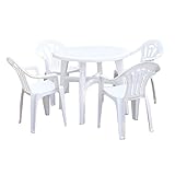 ガーデンテーブル＆チェアー5点セット 軽量で持ち運び簡単 ガーデンチェア　ガーデンテーブル アウトドア