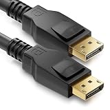 8 K DisplayPortケーブル1.4標準DP 1.4ディスプレイポートケーブル8K@60HZ/5K@60HZ/4K@144Hz/2K@240Hz32.4Gbps高速DPケーブルハイビジョン映画、高性能ゲーム、HDR、DisplayPort 1.3/1.2/1.1対応1 M [並行輸入品]