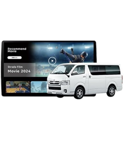 Amazon.co.jp: CN-HE02WDストラーダ7V型200mmカーナビ+ハイエース200系