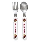 Baby Fanatic Fork and Spoon Set, Washington Redskins by Baby Fanatic