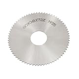 uxcell チップソー　丸ノコ　ミニルーターソー　スリッターのこぎり　60mm x 0.8mm x 16mm　72T HSS　スチール　丸型