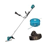 マキタ 18V 充電式草刈機 MUR185UDRF【バッテリ・充電器付】楽巻きナイロンコードカッタ＆プロテクタ付セット
