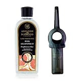 アシュレイ&バーウッド Ashleigh&Burwood ランプフレグランス オイル ピンクグレープフルーツ 500ml ライター 付きセット 新生活 引っ越し ギフト