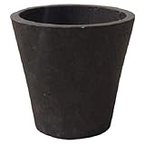 軽量コンクリート製植木鉢 フォリオ ソリッド ダークブラウン 23cm