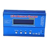LiPo バッテリー充電器、プロフェッショナルバランス充電器、B6 RC 充電器 LiPo バッテリーバランス RC カー充電器、LiPo Lilon Life NiCd NiMh Pb RC バッテリー用、XT60 コネクタ付き