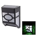 玄関ドア 壁取り付け ソーラーライト　面倒な配線は一切不要 ソーラー充電式LEDライト　防水　耐久性抜群　屋外照明 太陽光充電 和風