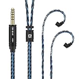 【KBEAR ST16plus】QDC 4.4mmリケーブル 5N銀メッキ単結晶銅 ケーブル 4.4mmイヤホンアップグレードケーブル イヤフォン交換ケーブル ZSN-PRO-X/ZSTX/ZSN/ZS10/ZS10-PRO/EDX/EDXPRO/CA16 等に対応（QDC・4.4mmプラグ・2メートル）