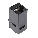 Baoblaze RJ45 　ジャックモジュール　 Cat5e 180 度　ネットワーク　プラグ　2ウェイ　コネクタ