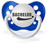 Personalized Baby Novelty Pacifiers (Bachelor Blue) by Ulubulu [並行輸入品]