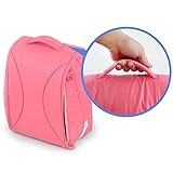 Lovebaby　簡易　折り畳みベビーベッド　赤ちゃん専用　携帯やすい (ピンク)