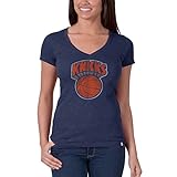 NBA ' 47レディースVネックScrum Tee L ブルー