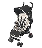 Maclaren Quest Stroller, Railroad Stripe Black/Sand by Maclaren