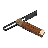 190 mm調整可能なベベル – Hardwood Stock – 真鍮エンドキャップ& Wing Nut by Cablefinder
