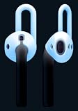 【elago】 AirPods 対応 イヤーピース 落下防止 アクセサリー イヤフォン カバー イヤーフック イヤホン ホルダー 2セット （Sサイズ/Lサイズ） [ Apple AirPods1 / AirPods2 Wireless Charging Case エアーポッズ 対応 ] EAR PADS ナイトルミナス（夜光色）