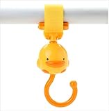 Rush.C ベビー＆マタニティ 育児 ベビーカー用 フック かわいい イエロー 【Rush.Cオリジナルハンカチセット】 863