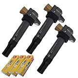 ［エムズ部品］ キャリィ DA52T DB52T DA62T DA63T DA65T ワゴンＲソリオ MA64S ワゴンRプラス MA63S モコ MG21S 4WD AZワゴン MD11S MD21S MD22S イグニッションコイル&プラグ3本セット IC2