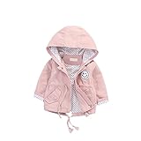 Pojour ベビー服 子供服 女の子 秋冬 防寒 ソフトコート おしゃれ かわいい笑顔ジャケット 厚手 長袖 暖かい ベビールームウェア 普段着 カジュアル 旅行 記念日 プレゼント ピンク