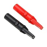 KKmoon C27259 ワニクリップ プッシュボタン型 マルチメータ用（レッド＆ブラック）