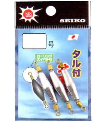 Amazon | 【SEIKO/清光商店】タル付オモリ 19-1-13 8号 019122 | 清光
