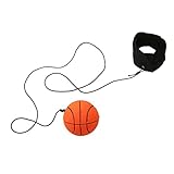 Guangqi 1pcs手首バンドボール、スポンジゴム高バウンドボール伸縮文字列スポーツを手首ストラップトレーニング(カラーランダム)