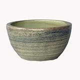 信楽焼 天目ひねりボウル水鉢 10号 ／睡蓮鉢
