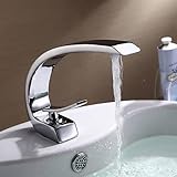 Wovier 水栓 ワンホール キッチン用 台付 黄銅 シングルレバー混合水栓 洗面 取り替え水栓蛇口 洗濯 蛇口 50cmホース*2付き