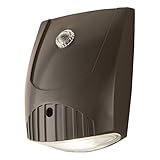 All Pro Outdoor Security WP1850LPC 100W Metal Halide Equivalent LED Wall Pack Dusk-to-Dawn Flood Lig