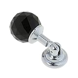 Dovewill 30ミリメートル　かわいい　透明感ノブ　家具ハンドル　引き出し取っ手　全10色選ぶ - ブラック