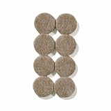 タン1 "直径Heavy Dutyフェルトパッド – 1008 pcs ( 8 pc /パッド）