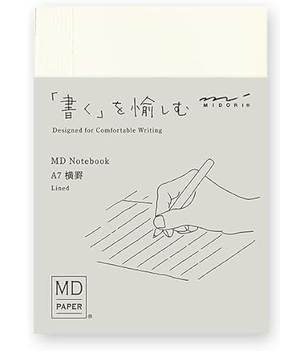 Amazon.co.jp: ミドリ ノート MDノート A7 方眼罫 15346006 : 文房具