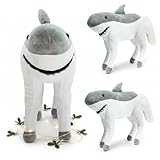 Randimals ぬいぐるみ ぬいぐるみ ミックス - 馬とサメのハイブリッドぬいぐるみ 女の子と男の子向け - 抱きしめたくなる柔らかい動物のキャラクター かわいいぬいぐるみ - 発見と冒険のためのユニークなおもちゃ