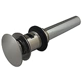 Kingston Brass EV6008 Fauceture Vessel Sink Drain with Tail Tube Set-In, Satin Nickel by Elements of