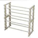 seiei 伸縮シューズラック アイボリー2個組 CHF-900