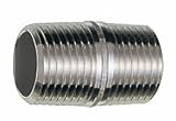 三栄水栓 配管継手 ステンレス丸ニップル ネジサイズ:R1/4×長さ26㎜ TS205-8