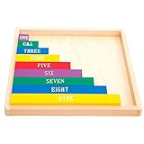 Mamimami Home 積み木 パズル 木製 モンテッソーリ おもちゃ 幼児　子供 カラートレーニング 知育玩具 英語教育 教材 男の子 女の子 1ゼント