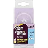 Tommee Tippee Closer to Nature Advanced Comfort Medium Flow Teats 3mth+ (2 per pack) 近い自然にトミーのtippee